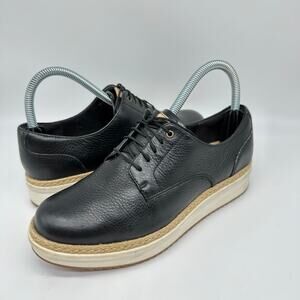 Clarks Teadale Rhea Black Leather Lace Up Oxfords Womens Size 7
